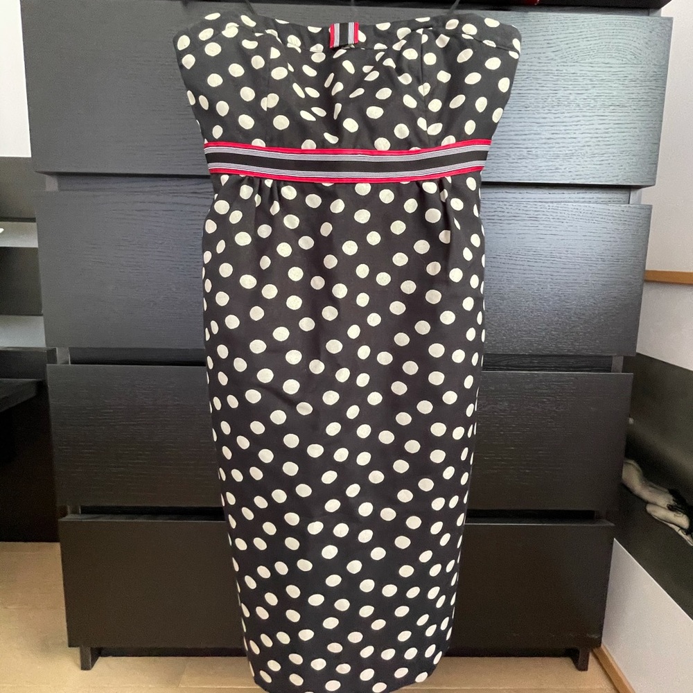 Anthropologie polka dot dress